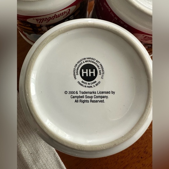 VINTAGE CAMPBELL'S SOUP KIDS COFFEE MUGS SEASONS HOUSTON HARVEST 2000 - Picture 8 of 8